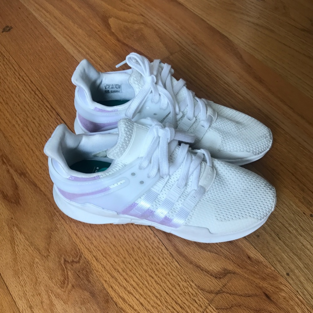 White adidas sneakers